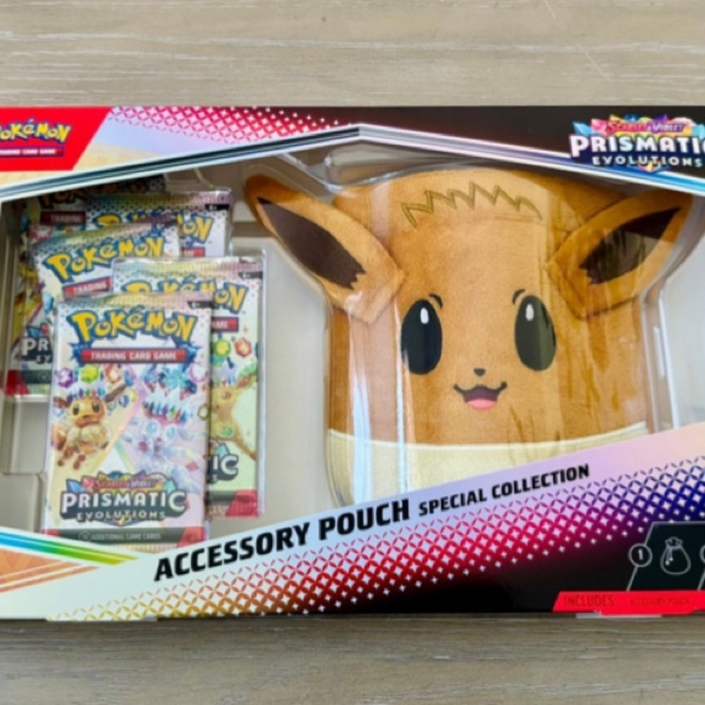 Pokemon Prismatic Evolutions Eevee Pouch